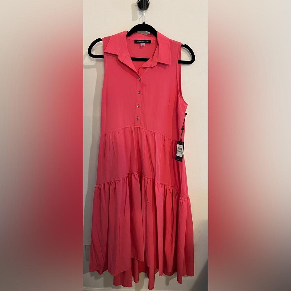 Pink Sleeveless Maxi Dress